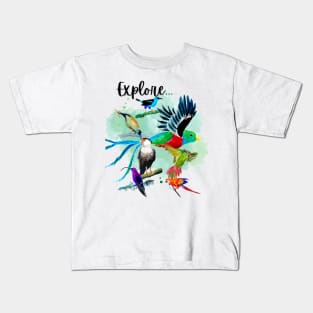 Explore Tropical Shirt Kids T-Shirt